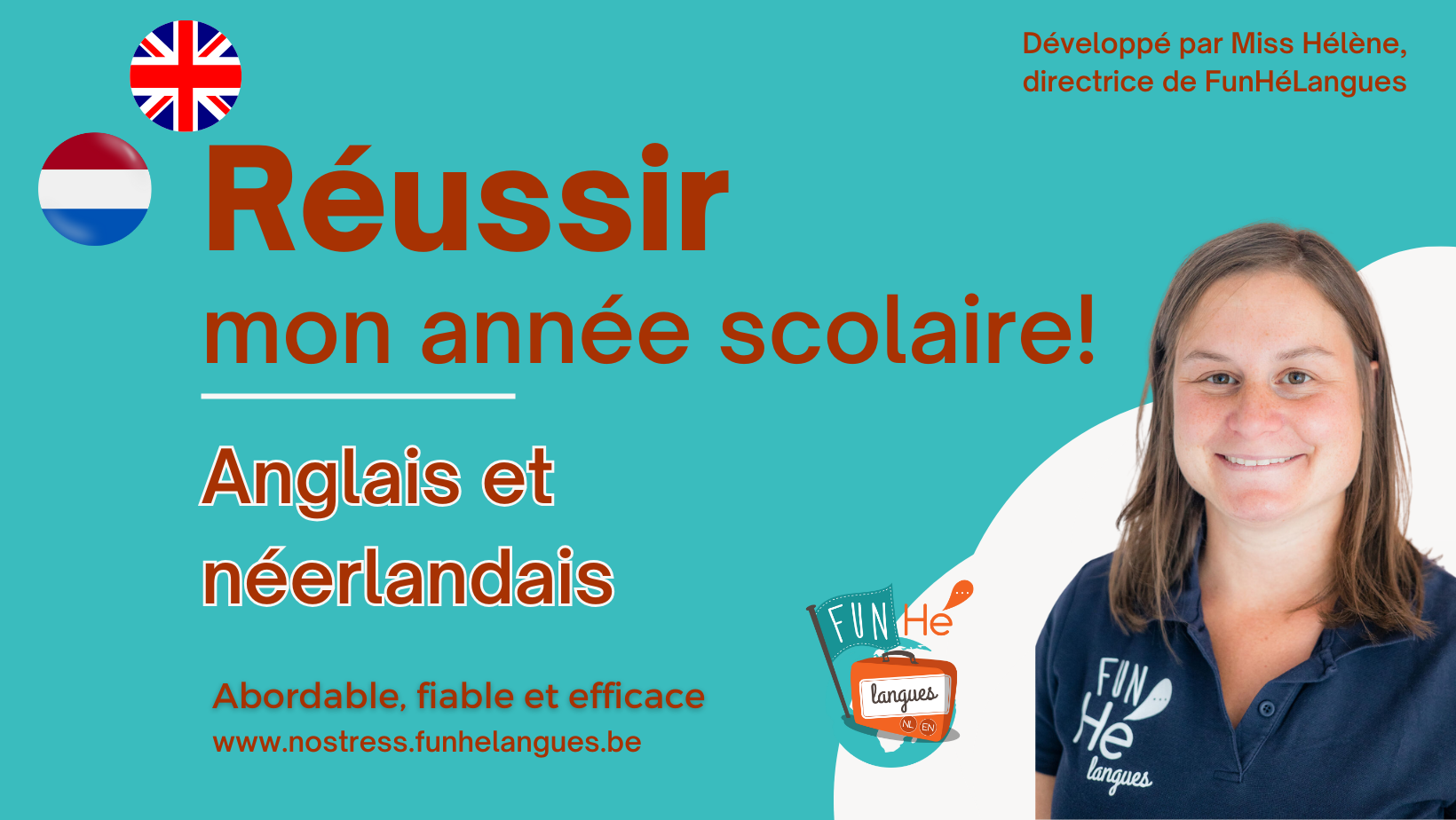 Cours d'anglais et de néerlandais en ligne